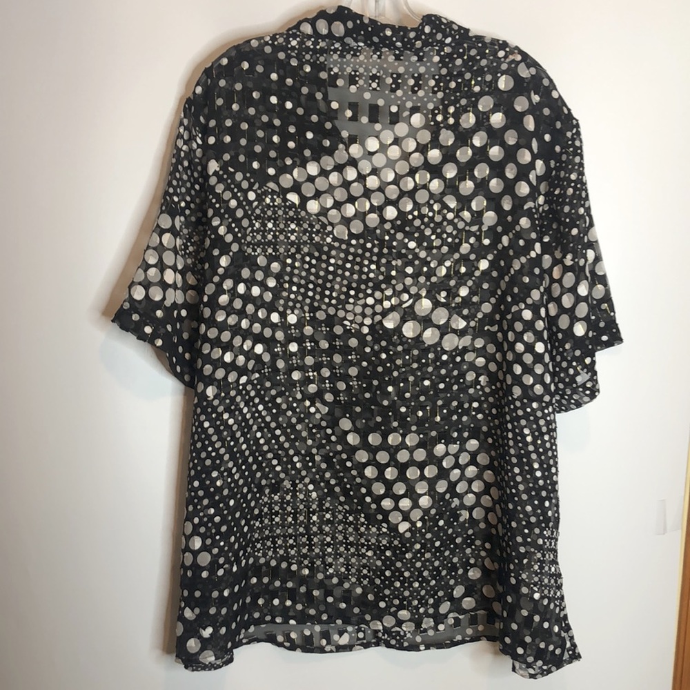 Club Z Collection Polka Dot Top 3X PLUS SIZE - Picture 8 of 8